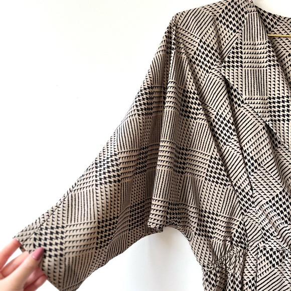 Vintage Balmain (Pierre Balmain) Midi Houndstooth/Stripe/Geometric Pattern - Picture 3 of 7